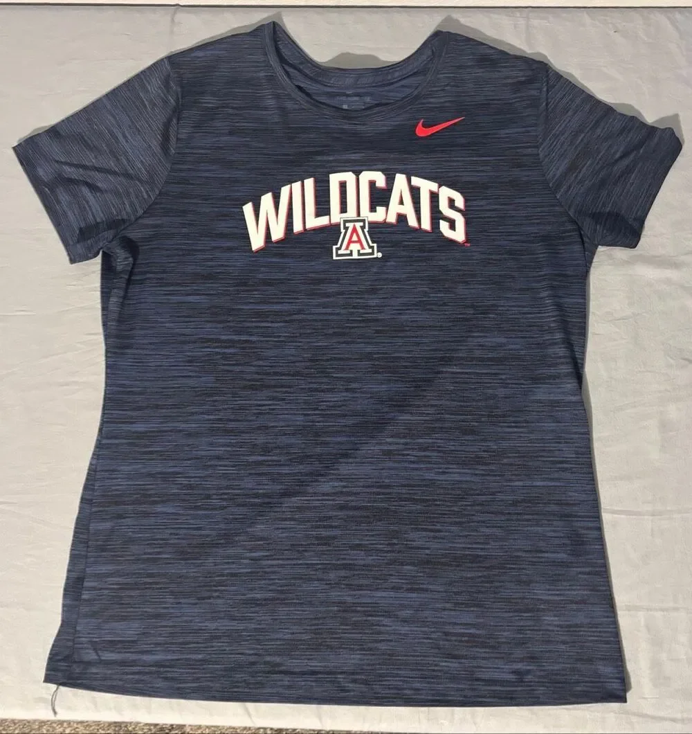 Nike Arizona Wildcats Dri-FIT The Nike Tee Men’s Large Blue NCAA Shirt - Picture 2 of 9